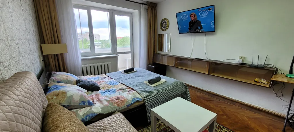 Апартаменты, светлая уютная квартира с панорамным видом