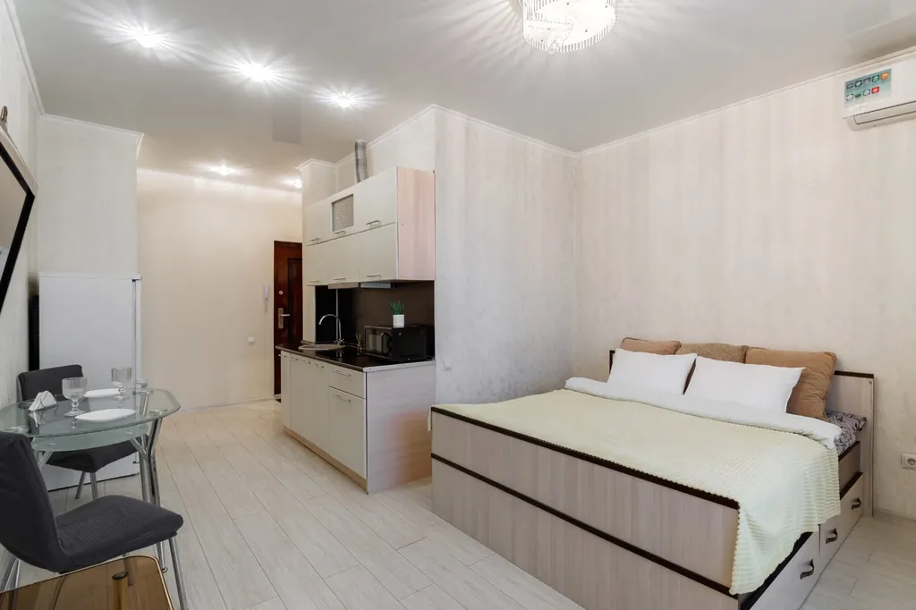 Стильная, светлая и уютная студия