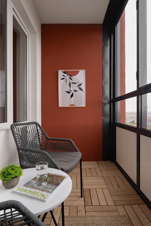 Квартира Евродвухкомнатная квартира на проспекте Будённого — Санкт-Петербург