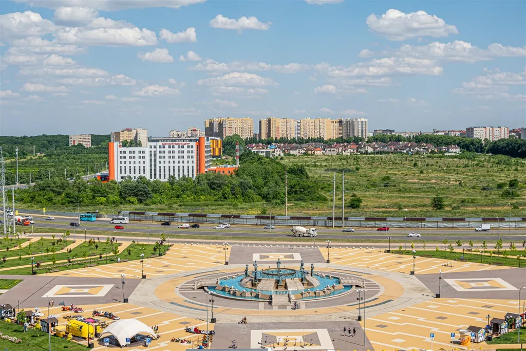 Шикарная квартира с видом на фонтан