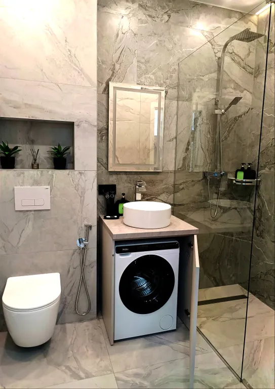 Апартамент BaltMarine с видом на море в доме на пляже