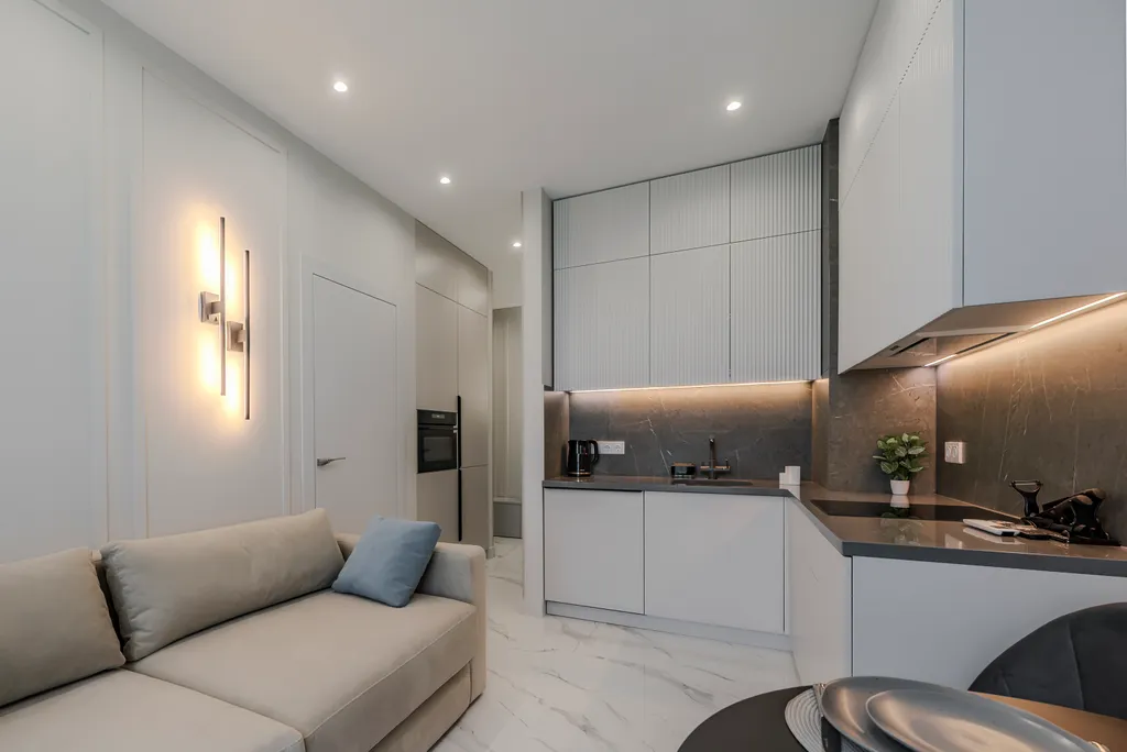 Стильная квартира в ЖК бизнес-класса с бассейном