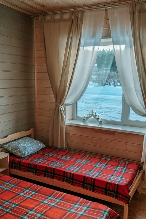 Уютные коттеджи в скандинавском стиле на берегу Ладожского озера