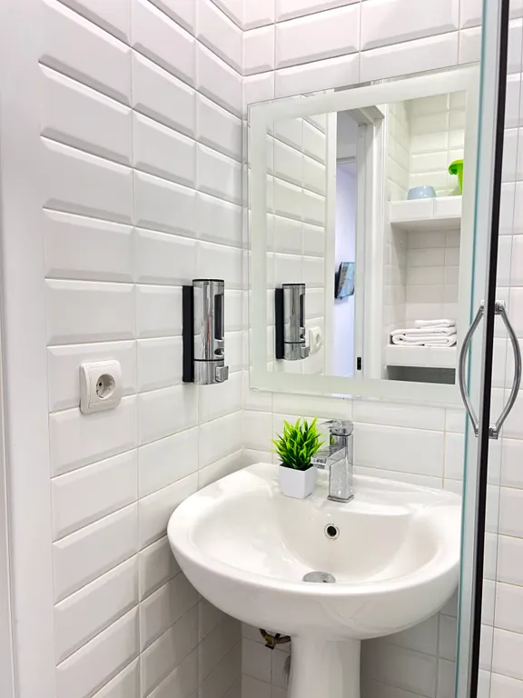 Светлая студия c кондиционером