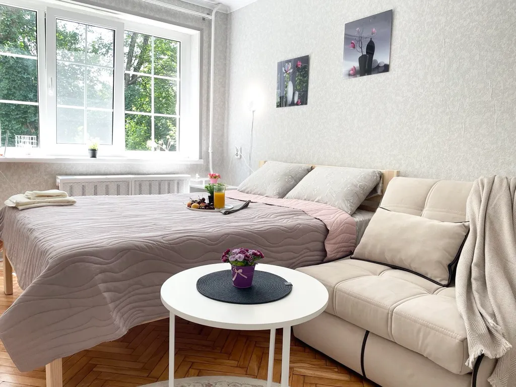 Квартира Апартамент Svetlo Teplo c окнами в сад — аренда посуточно в Нальчик