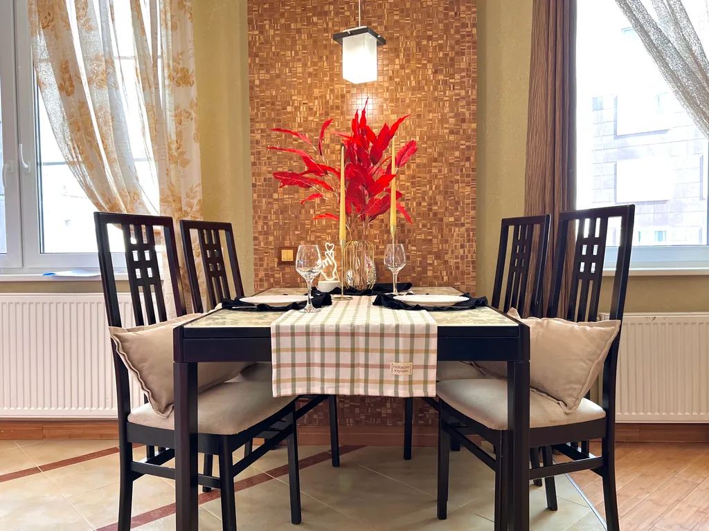 Дизайнерская квартира с кондиционером для 5 гостей