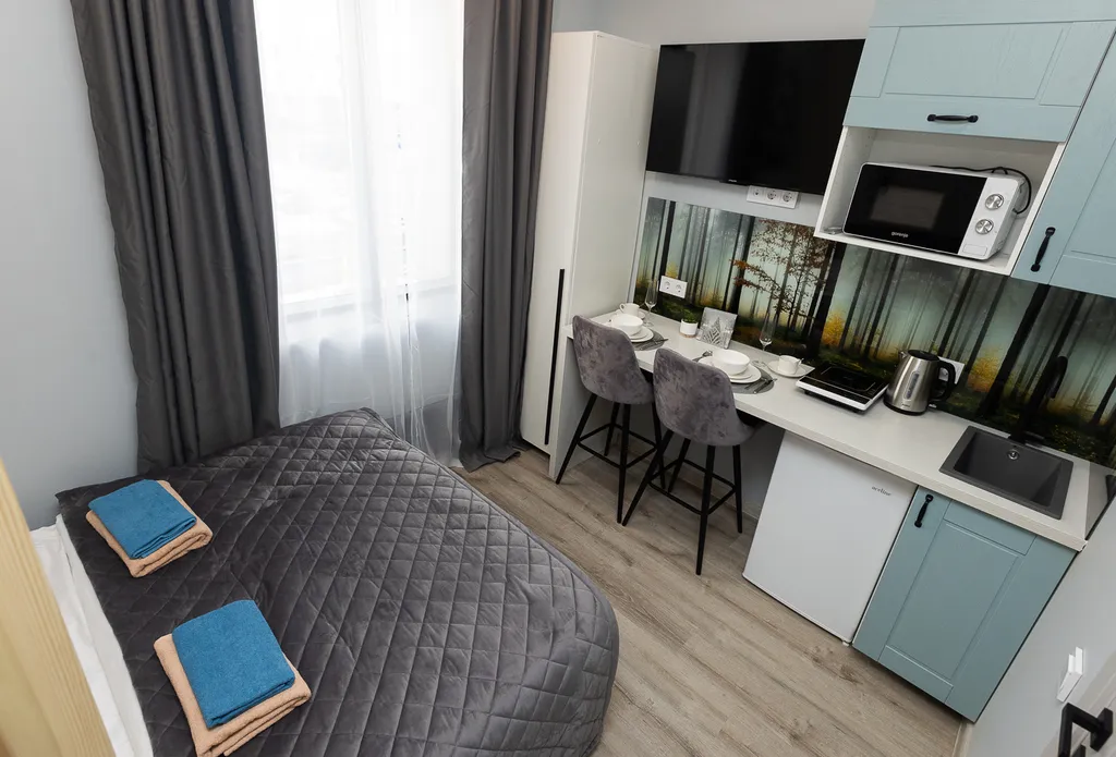 Уютная студия рядом с лесопарком