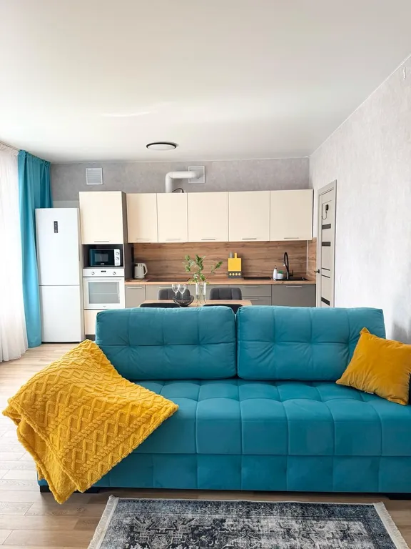 Большая, уютная квартира в новом ЖК Бульвар цветов — аренда посуточно в Красноярск