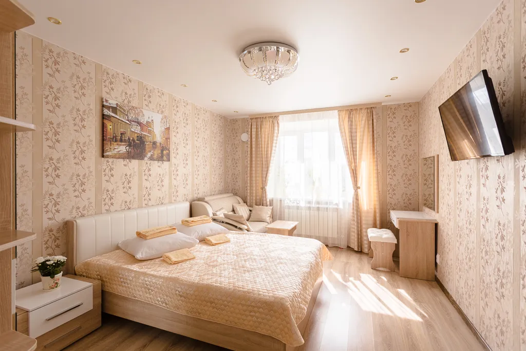 Квартира Уютные люкс апартаменты Каролина в новом доме в теплых тонах — аренда посуточно в Вологда