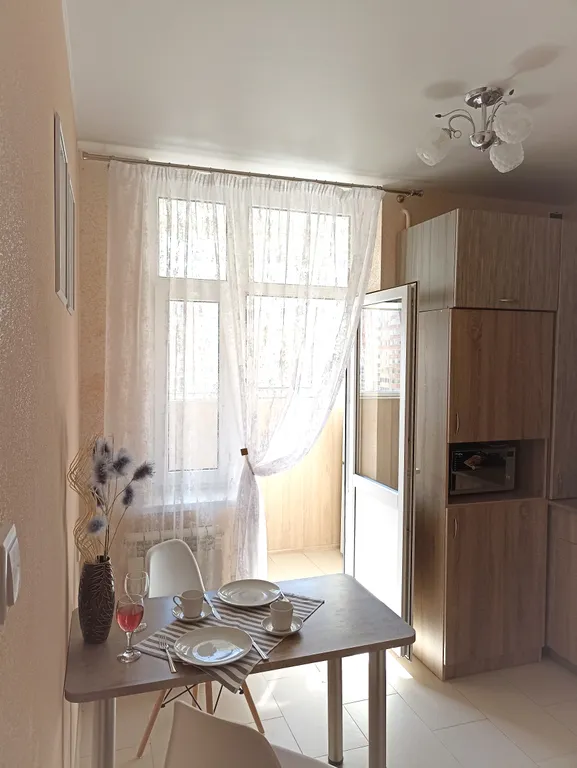 Светлая однушка рядом с диагностическим центром