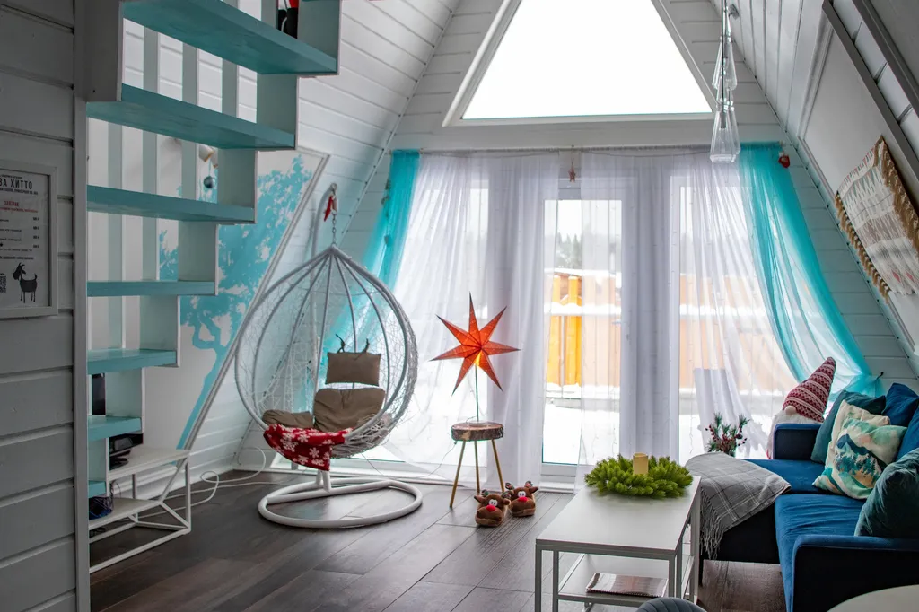 Дизайнерский коттедж Зима