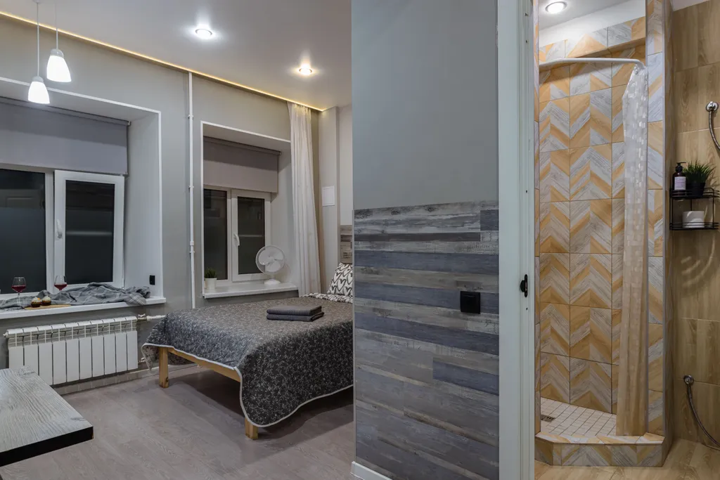 Квартира Квартира Уютная трехместная студия BombFlat на Фонтанке — Санкт-Петербург