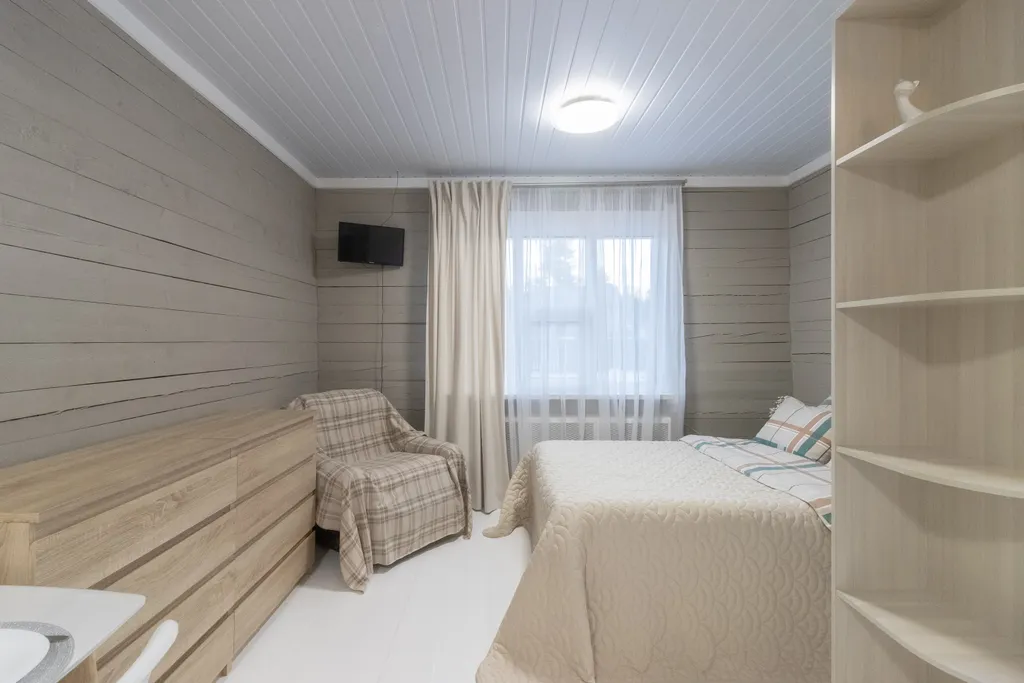 Благоустроенный деревянный домик