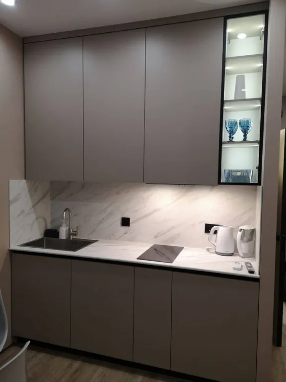 Уютная студия с видом на горы