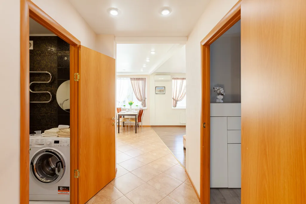 Апартаменты Квартиркаплаза семейный вариант, панорамный вид на Волгу