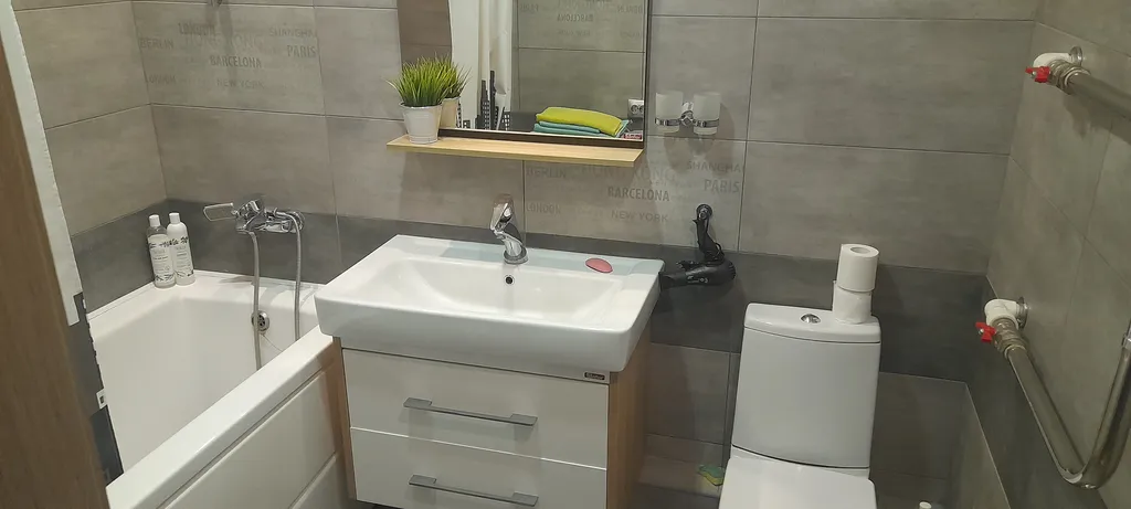 Квартира в прохладных тонах