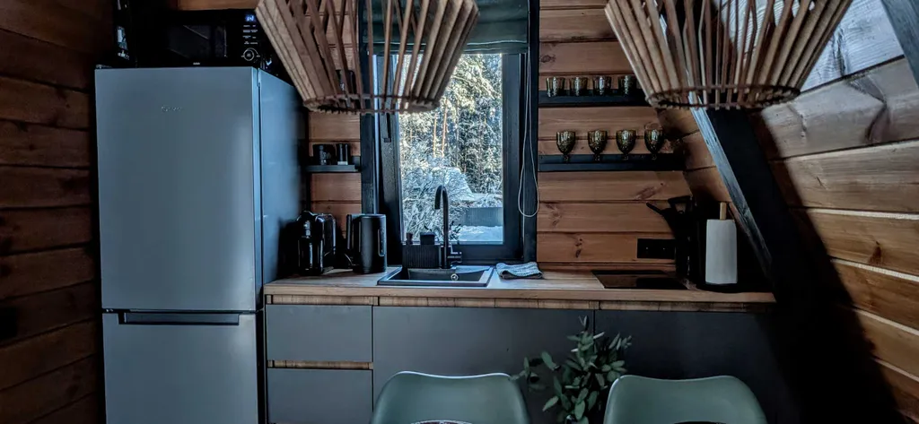 A-frame на Нарочи с видом на лес в 10 минутах от пляжа