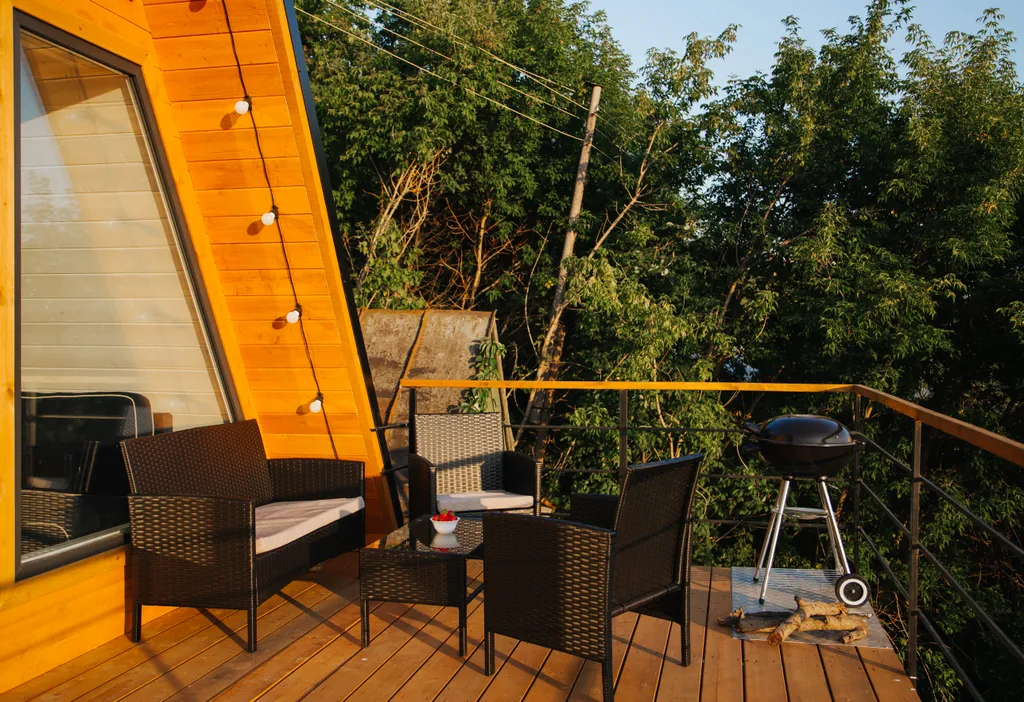 Коттедж Домик A frame с потрясающим видом на Казанку (white) — Казань