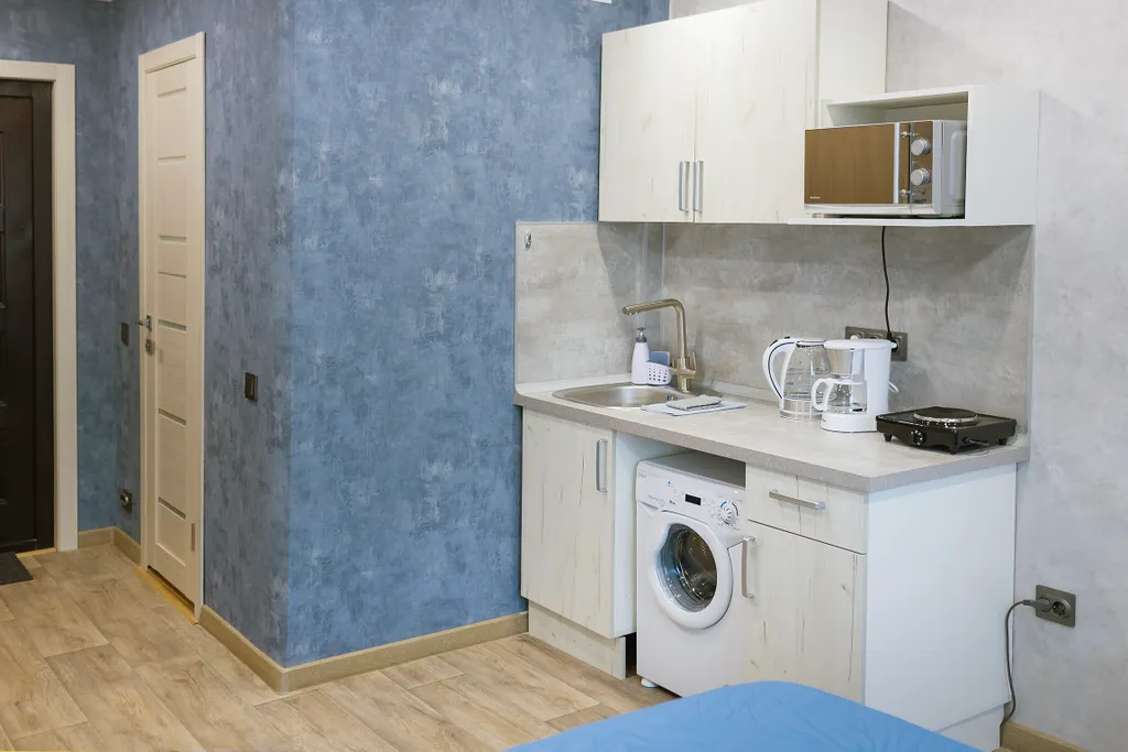 Уютная студия с видом на море