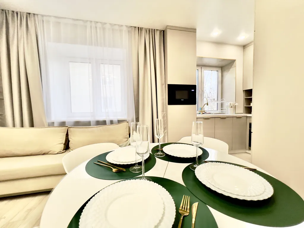 Апартаменты на Тюменском Арбате с видом на Бульвар Дзержинского