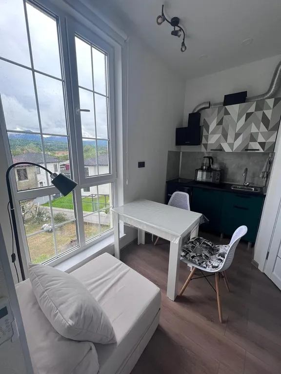 Уютная студия с видом на горы