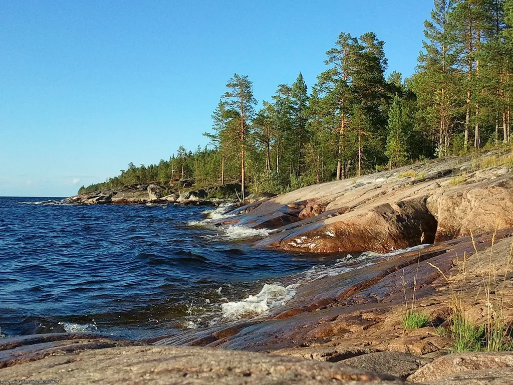 Дом с русской жаркой баней в Карелии