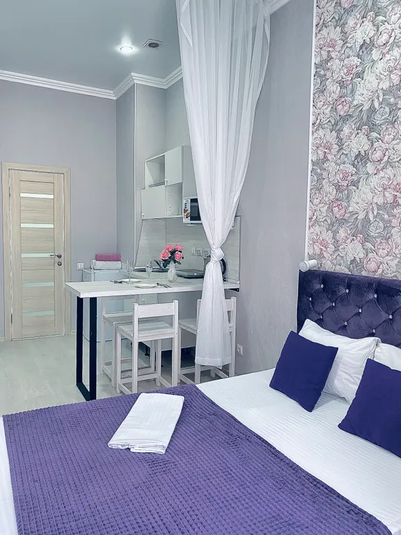 Квартира Квартира Студия Фиолет возле парка и лебединого озера — Горячий Ключ