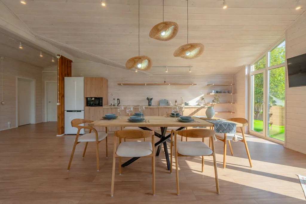 Светлый дом с панорамной гостиной