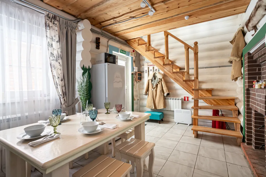 Коттедж Уютный дом Камчатка из кедра с русской баней в Кикино на Веле — Кикино