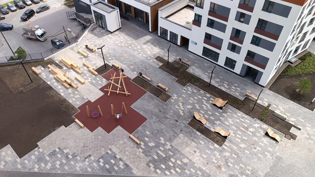 Квартира с камином и кондиционером в ЖК Парковый