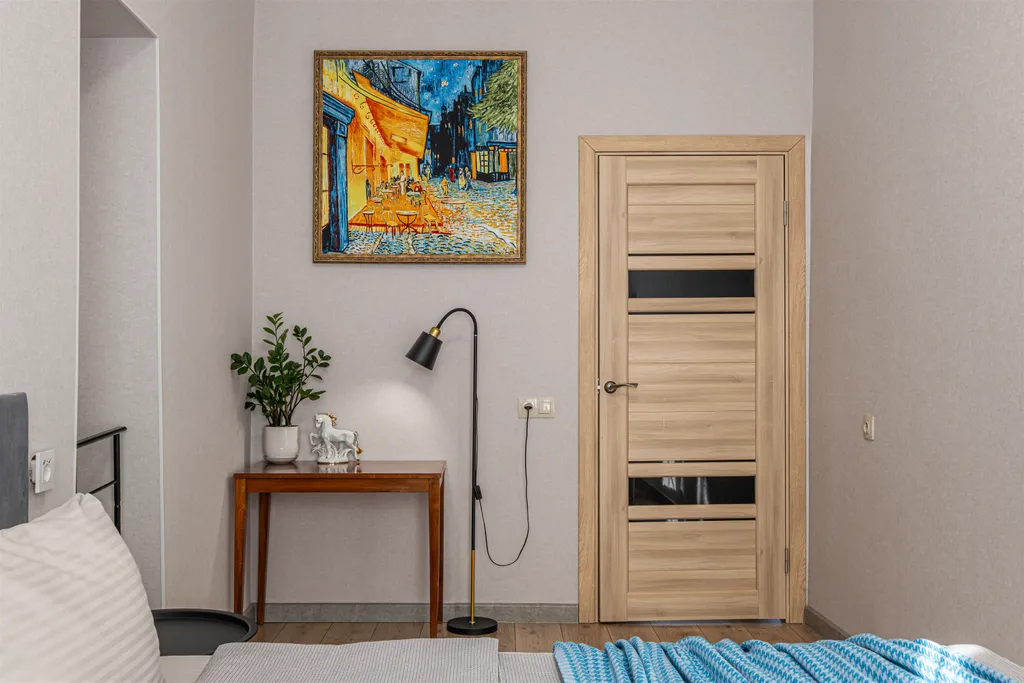 Квартира в центре с видом на лес.