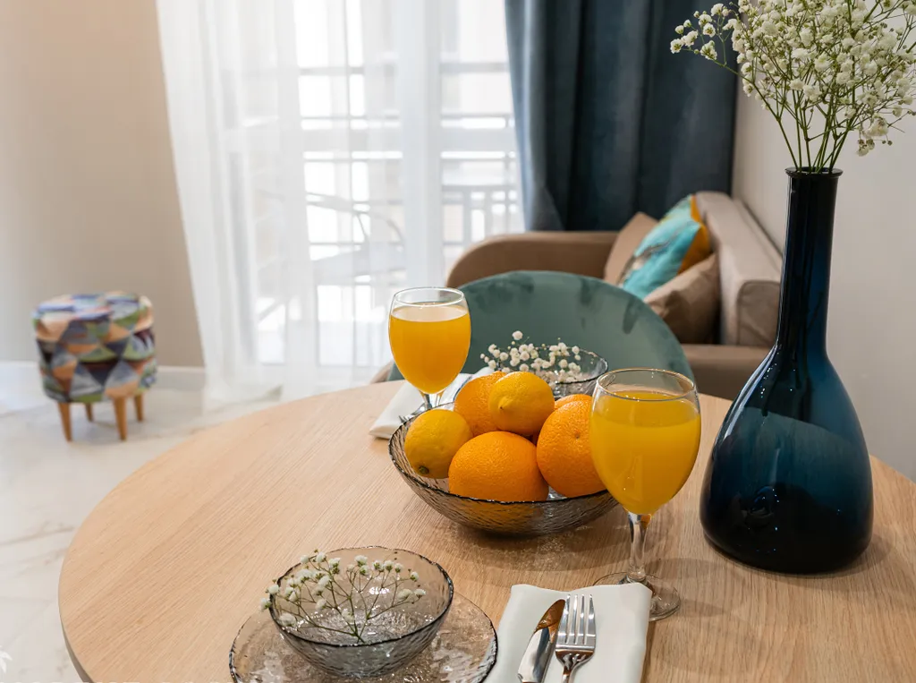 Квартира Квартира Яркий и уютный апартамент с балконом в ЖК Сорренто Парк — Сириус