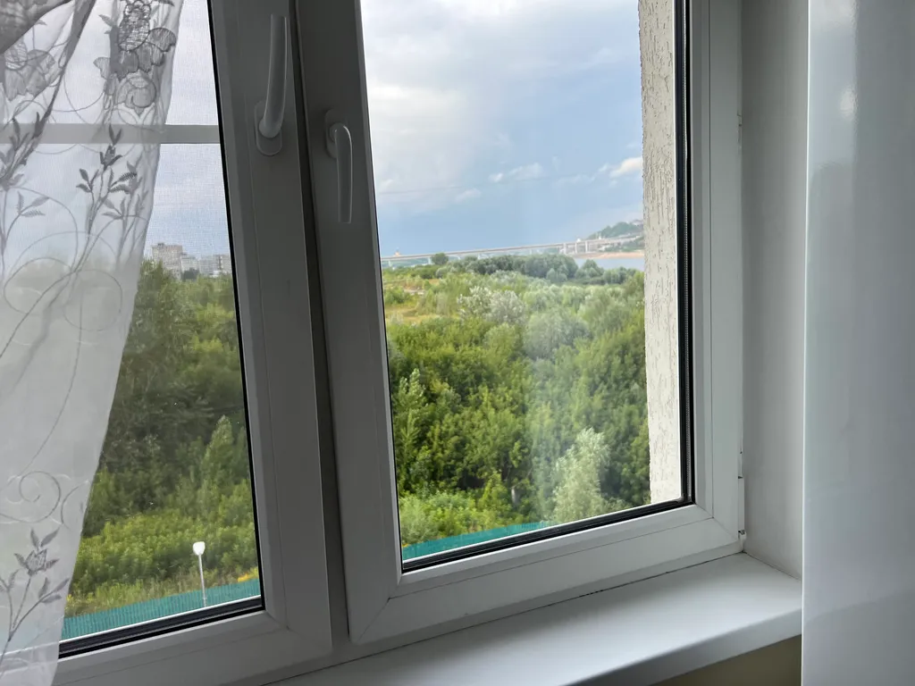 Просторная квартира с видом на Оку