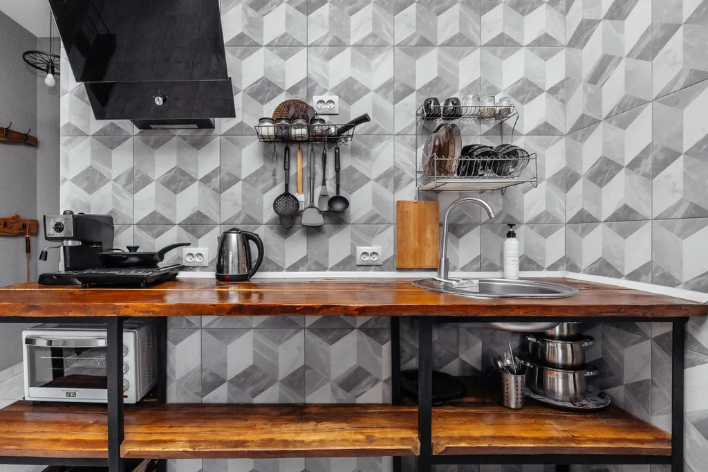 Студия с видом на горы