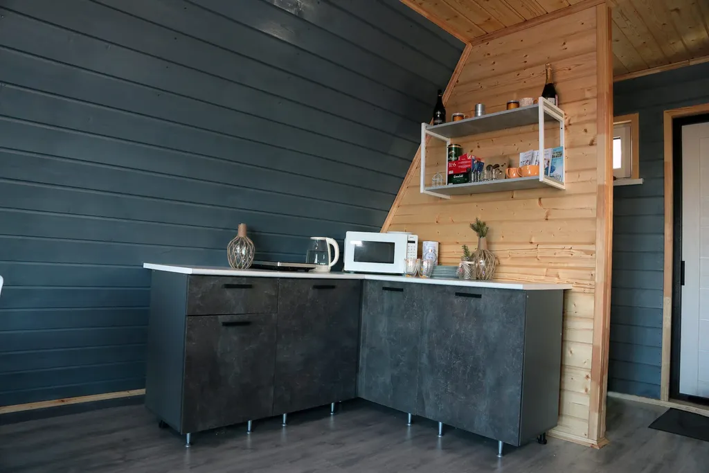 Дом А-фрейм на горе