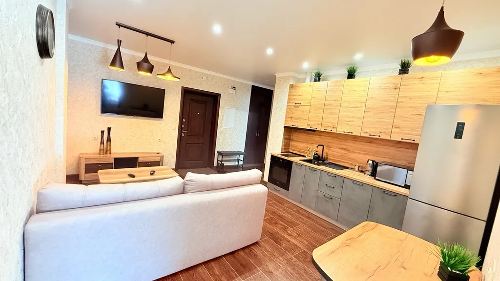 Квартира Просторная 2х комнатная квартира с видом на море — Анапа