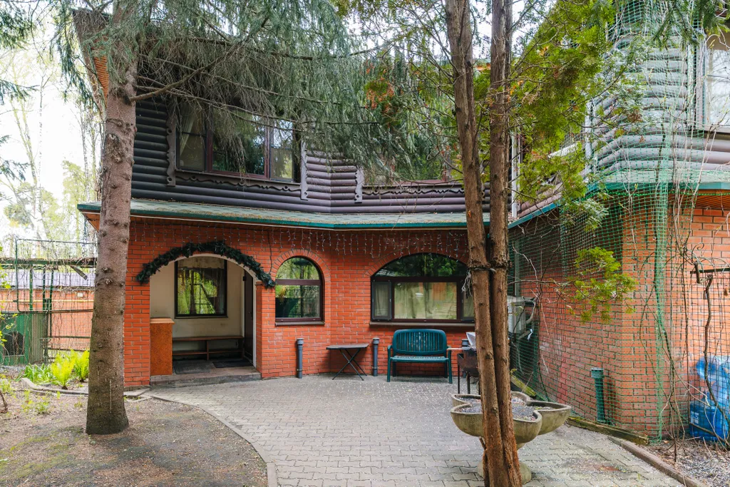 Дом в лесу в русском стиле