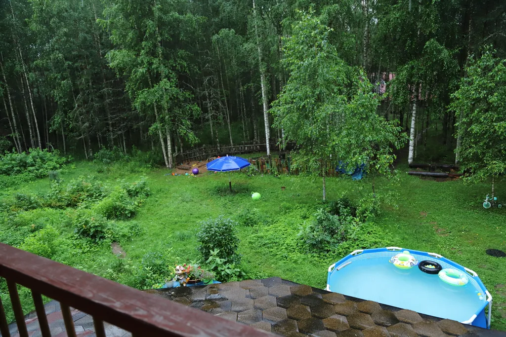 Люкс с камином на реке Волга в лесу