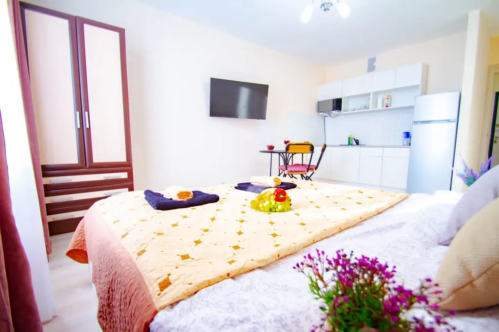 Уютная студия с красивым видом