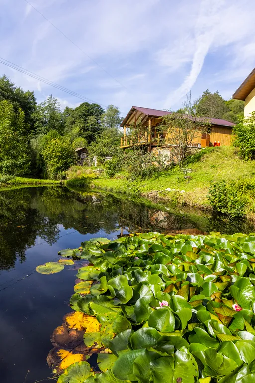 Коттедж Коттедж "Буковель" с терассой и видом на горы. — Архыз