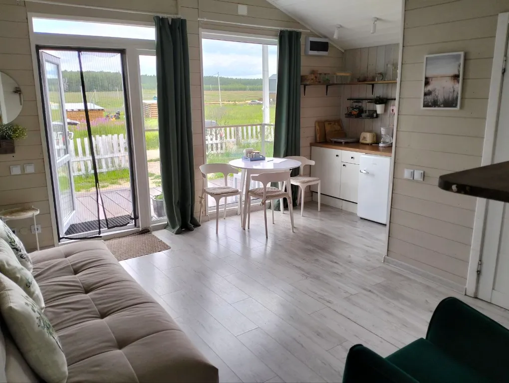 Уютный дом с баней и чаном