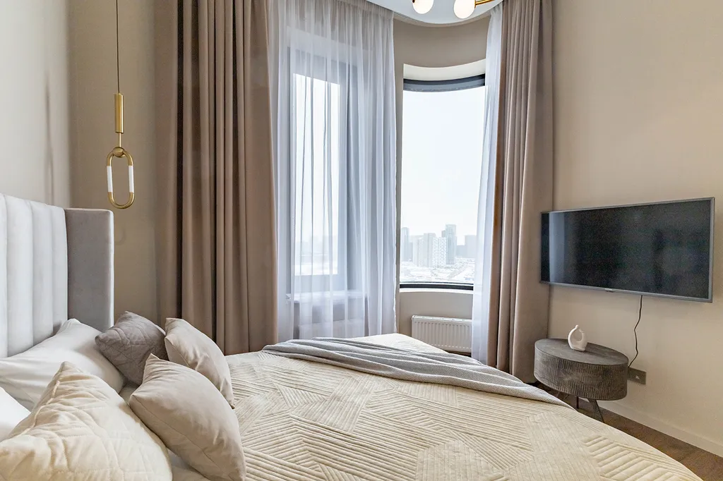 Квартира Квартира Люкс с двумя спальнями и видом на Москва реку — Москва