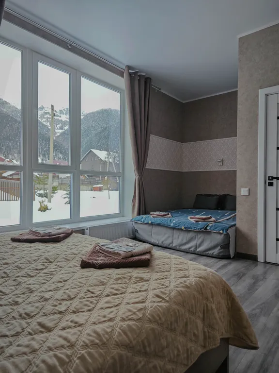 Квартира Квартира Семейный номер на первом этаже с видом на горы — Архыз