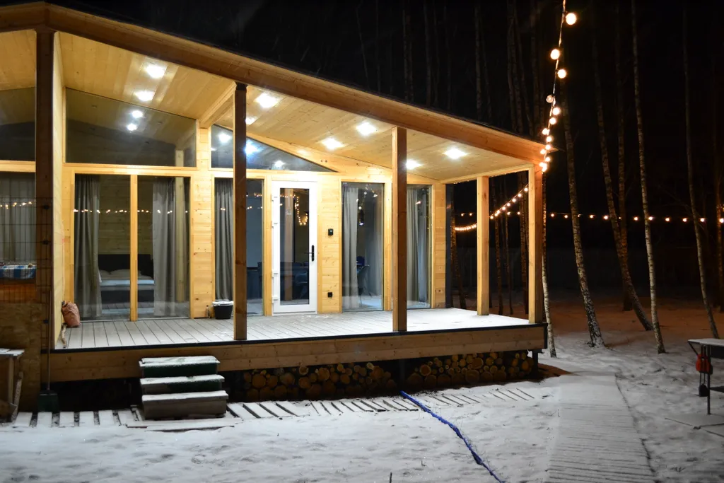 Дом O'Pushka space в березовом лесу