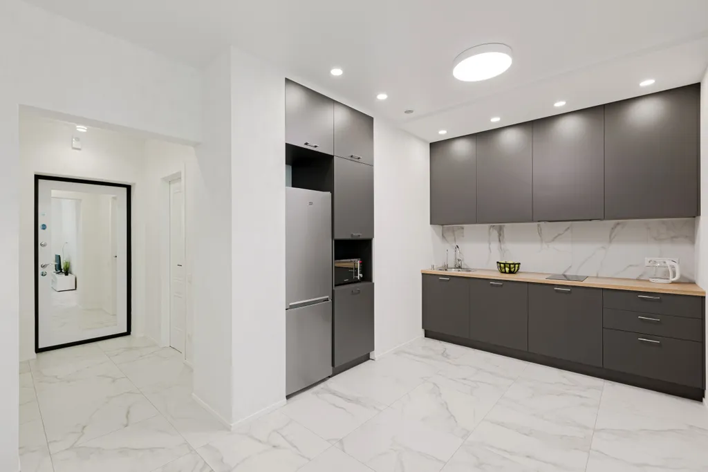 Современная двухкомнатная квартира на 17 этаже