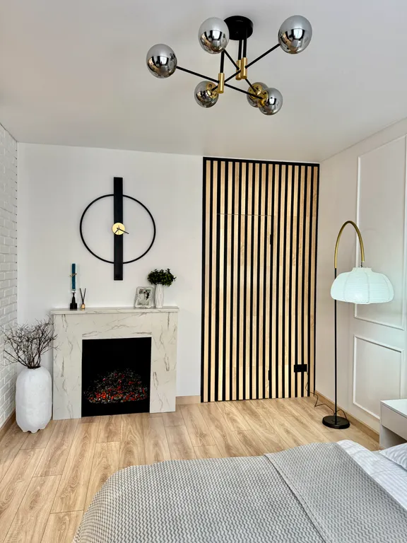 1-комнатная квартира с камином и двумя санузлами