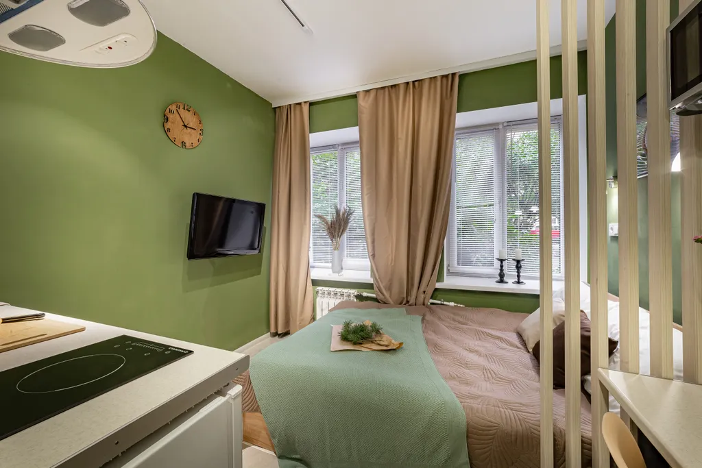 Квартира-студия в центре 10,7м2, 1 кровать
