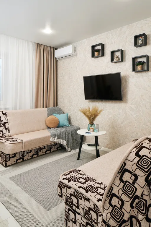 Квартира Уютная 2-комнатная квартира у моря. Кондиционер, сушильная машина, — Светлогорск