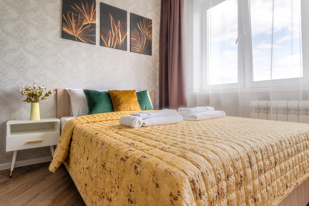 Уютная в новом микрорайоне, с гостиничным сервисом бесконтактно