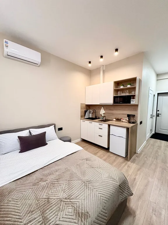 Квартира-студия на горнолыжном курорте Шерегеш